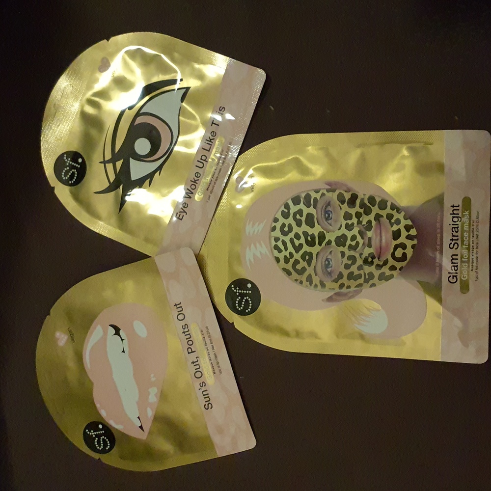 Skin Forum Gold Foil Mask Set - Face, Lips & Eyes